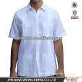 2016 men's short sleeve 100% linen guayabera shirts